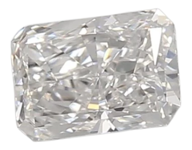 0.49 Carat D VVS2 Radiant Lab Diamond