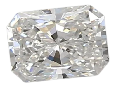 0.49 Carat D VVS2 Radiant Lab Diamond