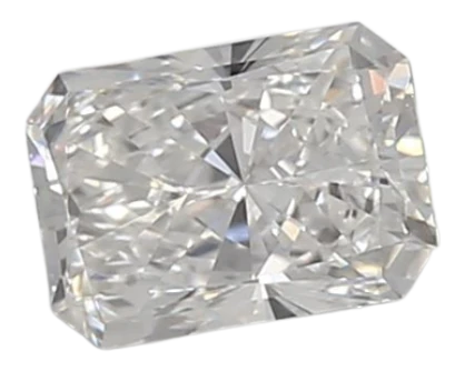0.49 Carat F VVS2 Radiant Lab Diamond