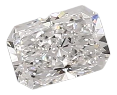 0.53 Carat D VVS2 Radiant Lab Diamond
