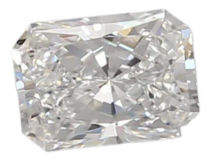 0.53 Carat D VVS2 Radiant Lab Diamond