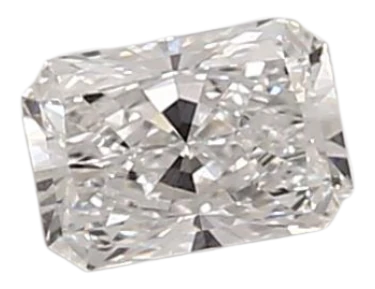 0.53 Carat D VVS2 Radiant Lab Diamond
