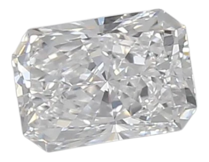 0.53 Carat D VVS2 Radiant Lab Diamond