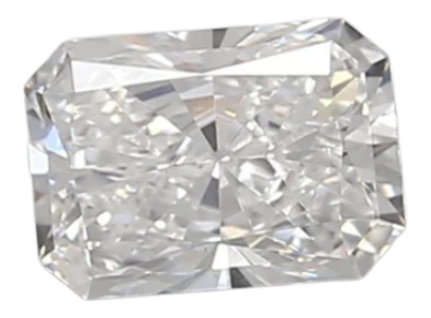 0.54 Carat D VS2 Radiant Lab Diamond