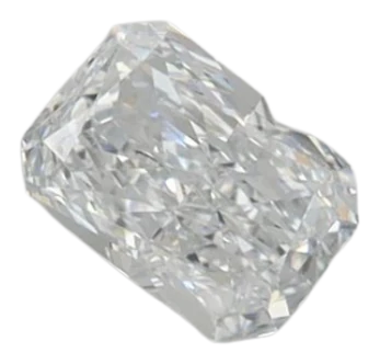 0.54 Carat G VVS2 Radiant Lab Diamond