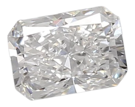 0.55 Carat D VS1 Radiant Lab Diamond