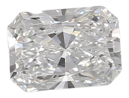 0.55 Carat D VVS2 Radiant Lab Diamond