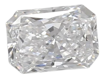 0.56 Carat D VS1 Radiant Lab Diamond