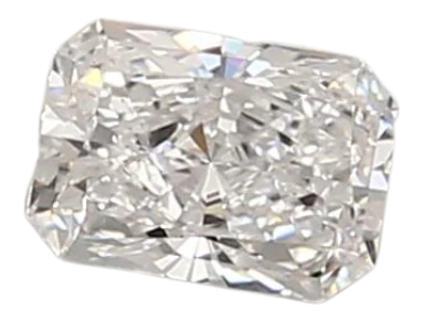 0.56 Carat D VS1 Radiant Lab Diamond