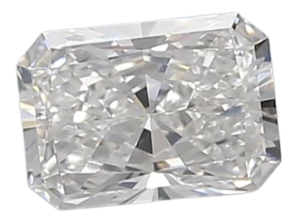 0.56 Carat D VS1 Radiant Lab Diamond