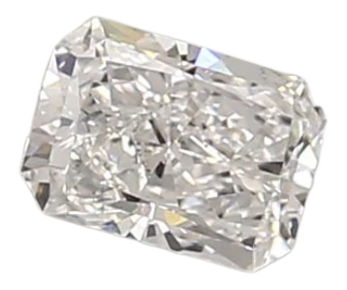 0.56 Carat D VS2 Radiant Lab Diamond