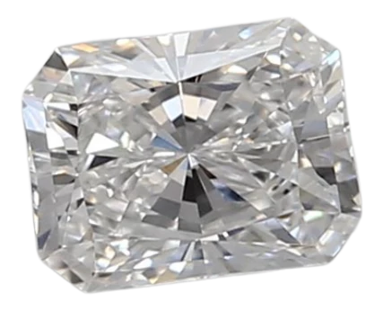0.56 Carat D VVS2 Radiant Lab Diamond