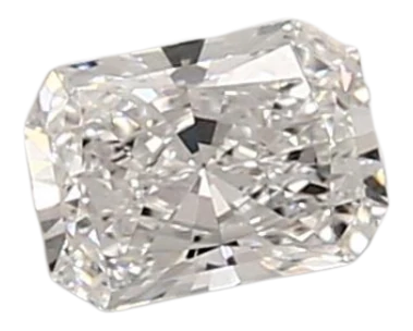 0.57 Carat D VS1 Radiant Lab Diamond