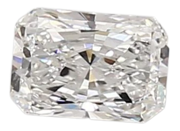 0.57 Carat D VS2 Radiant Lab Diamond