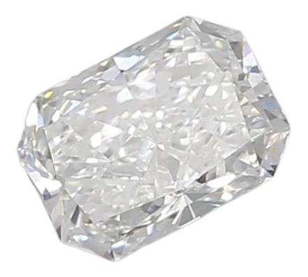 0.57 Carat D VVS2 Radiant Lab Diamond