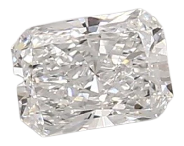 0.57 Carat D VVS2 Radiant Lab Diamond