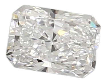 0.58 Carat D VVS2 Radiant Lab Diamond
