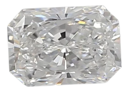 0.58 Carat D VVS2 Radiant Lab Diamond