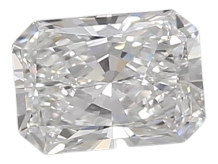 0.58 Carat D VVS2 Radiant Lab Diamond