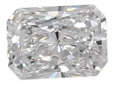 0.58 Carat D VVS2 Radiant Lab Diamond