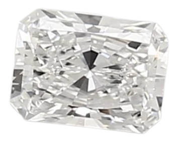 0.58 Carat E VVS2 Radiant Lab Diamond
