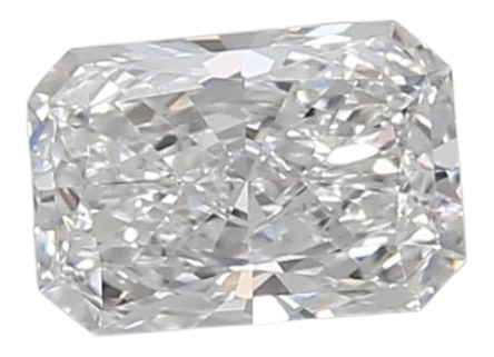 0.59 Carat D VS1 Radiant Lab Diamond