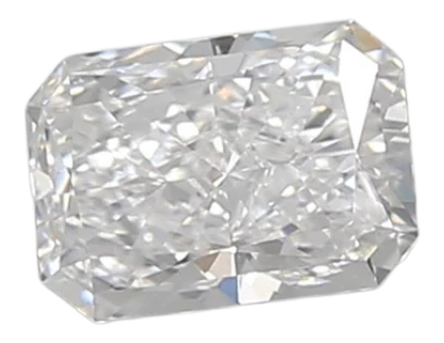 0.59 Carat D VS1 Radiant Lab Diamond