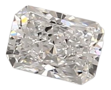 0.59 Carat D VS1 Radiant Lab Diamond