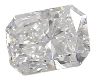 0.59 Carat D VS2 Radiant Lab Diamond