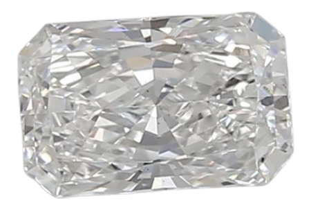 0.59 Carat D VS2 Radiant Lab Diamond