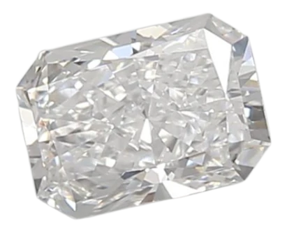 0.59 Carat D VVS2 Radiant Lab Diamond