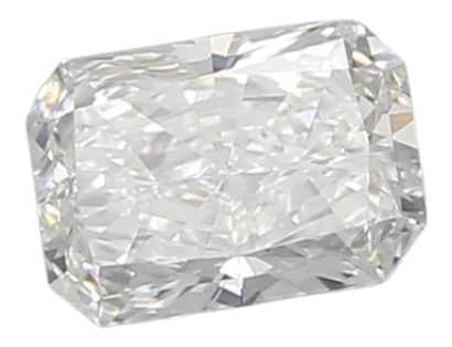 0.59 Carat D VVS2 Radiant Lab Diamond