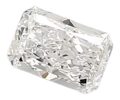 0.59 Carat F VVS2 Radiant Lab Diamond