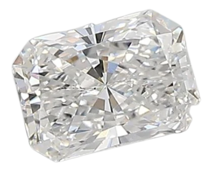 0.6 Carat D VS2 Radiant Lab Diamond