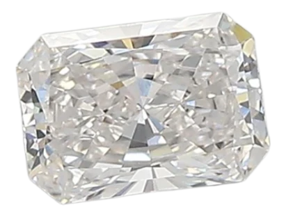 0.6 Carat F VVS2 Radiant Lab Diamond
