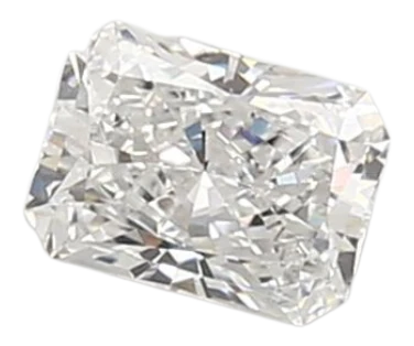 0.61 Carat E VS2 Radiant Lab Diamond