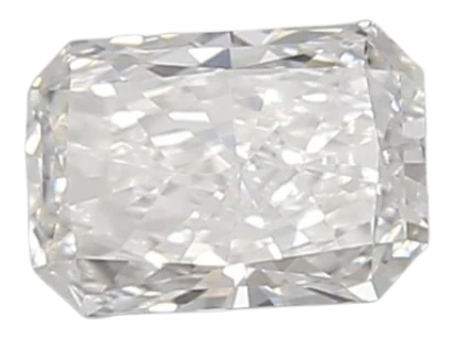 0.61 Carat F VVS2 Radiant Lab Diamond