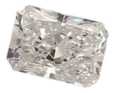 0.63 Carat E VS1 Radiant Lab Diamond