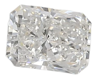 0.64 Carat F SI1 Radiant Lab Diamond