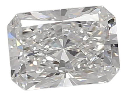 0.64 Carat E VS2 Radiant Lab Diamond