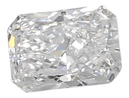 0.71 Carat D VVS2 Radiant Lab Diamond