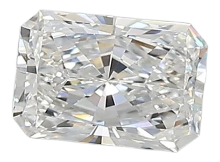 0.71 Carat D VVS2 Radiant Lab Diamond