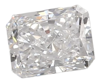 0.71 Carat D VVS2 Radiant Lab Diamond