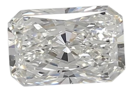 0.71 Carat F VVS2 Radiant Lab Diamond