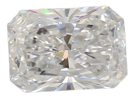 0.72 Carat D VS1 Radiant Lab Diamond