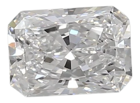 0.72 Carat D VVS2 Radiant Lab Diamond