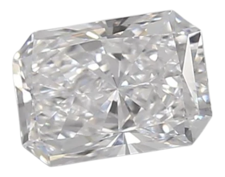 0.72 Carat D VVS2 Radiant Lab Diamond