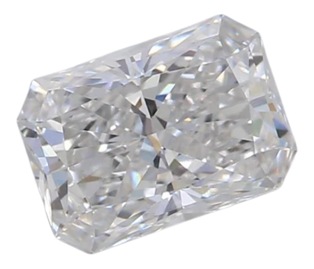 0.72 Carat F VVS2 Radiant Lab Diamond
