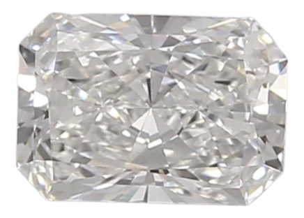 0.73 Carat D VVS2 Radiant Lab Diamond