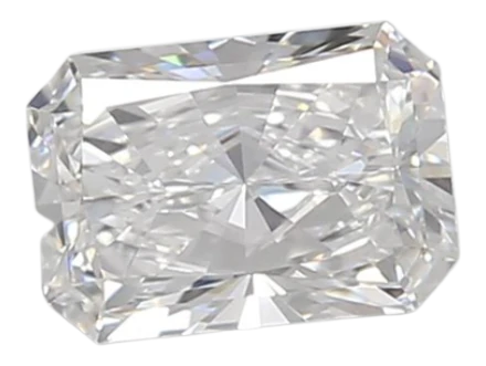0.73 Carat D VVS2 Radiant Lab Diamond